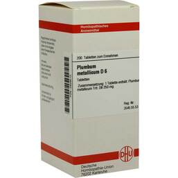 Abbildung: DHU Plumbum metallicum D 6 Tabletten Tabletten, 200 St PZN 02929510