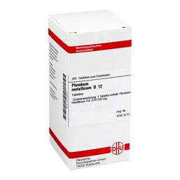 Abbildung: Plumbum metallicum D 12 Tabletten Tabletten, 200 St PZN 02929527