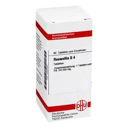 Abbildung: DHU Rauwolfia D 4 Tabletten Tabletten, 80 St PZN 02930097