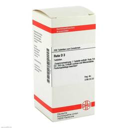 Abbildung: DHU Ruta D 3 Tabletten Tabletten, 200 St PZN 02930559