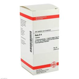 Abbildung: DHU Ruta D 4 Tabletten Tabletten, 200 St PZN 02930565