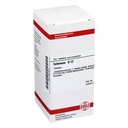 Abbildung: Selenium D 12 Tabletten Tabletten, 200 St PZN 02931004