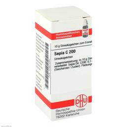 Abbildung: DHU Sepia C 200 Globuli Globuli, 10 g PZN 02931091