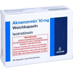 Abbildung: Aknenormin 10 mg Weichkapseln 30 St, Weichkapseln PZN 02931493