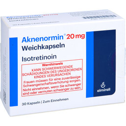 Abbildung: Aknenormin 20 mg Weichkapseln 30 St, Weichkapseln PZN 02931530