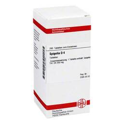 Abbildung: Spigelia D 4 Tabletten Tabletten, 200 St PZN 02931599
