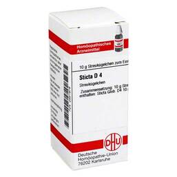 Abbildung: DHU Sticta D 4 Globuli Globuli, 10 g PZN 02931978
