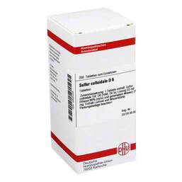 Abbildung: DHU Sulfur colloidale D 6 Tabletten Tabletten, 200 St PZN 02932328