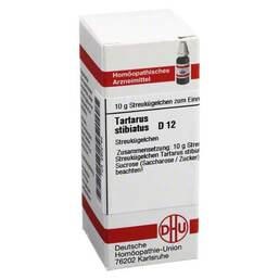 Abbildung: DHU Tartarus stibiatus D 12 Globuli Globuli, 10 g PZN 02932765