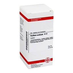 Abbildung: DHU Thallium aceticum D 12 Tabletten Tabletten, 200 St PZN 02932819