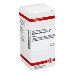 Abbildung: DHU Thallium sulfuratum D 12 Tabletten Tabletten, 200 St PZN 02932860