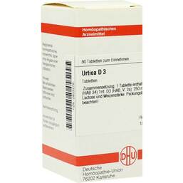 Abbildung: Urtica D 3 Tabletten Tabletten, 80 St PZN 02933279