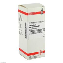 Abbildung: DHU Yohimbinum hydrochloricum D 4 Dilution Dilution, 50 ml PZN 02933782