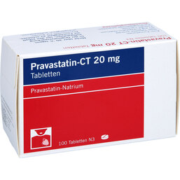 Abbildung: Pravastatin-CT 20 mg Tabletten 100 St, Tabletten PZN 02935077