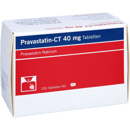 Abbildung: Pravastatin-CT 40 mg Tabletten 100 St, Tabletten PZN 02935278