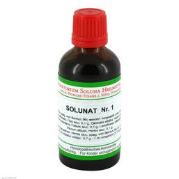 Abbildung: Solunat Nr.1 Tropfen Tropfen, 50 ml PZN 02937337