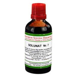 Abbildung: Solunat Nr.7 Tropfen Tropfen, 50 ml PZN 02939230