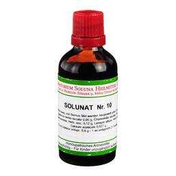 Abbildung: Solunat Nr.10 Tropfen Tropfen, 50 ml PZN 02939951