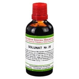Abbildung: Solunat Nr.20 Tropfen Tropfen, 50 ml PZN 02943504