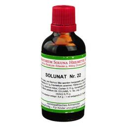 Abbildung: Solunat Nr.22 Tropfen Tropfen, 50 ml PZN 02944656