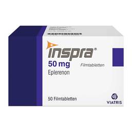 Abbildung: Inspra 50 mg Filmtabletten 50 St, Filmtabletten PZN 02949286