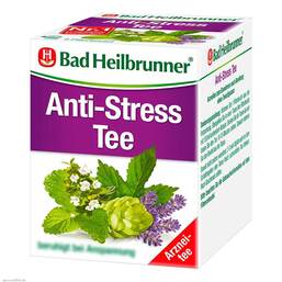 Abbildung: Bad Heilbrunner Tee Anti Stress Filterbeutel Filterbeutel, 8X1.75 g PZN 02950007
