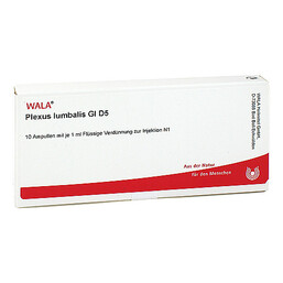 Abbildung: Plexus Lumbalis GL D 5 Ampullen Ampullen, 10X1 ml PZN 02951113