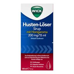 Abbildung: WICK Husten-Löser Sirup mit Honigaroma 120 ml, Sirup PZN 02955861