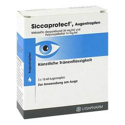 Abbildung: Siccaprotect Augentropfen Augentropfen, 3X10 ml PZN 03005587