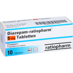 Abbildung: Diazepam ratiopharm 5 mg Tab 10 St, Tabletten PZN 03011524