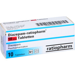 Abbildung: Diazepam ratiopharm 10 mg Ta 10 St, Tabletten PZN 03011530