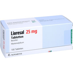 Abbildung: Lioresal 25 Tabletten 100 St, Tabletten PZN 03012073