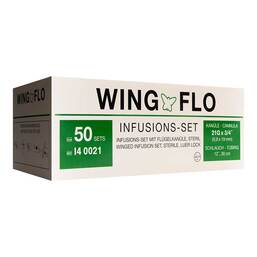Abbildung: Wing Flo Flügelkanüle 21 G 50 St, Kanüle PZN 03024981