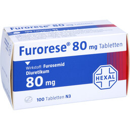 Abbildung: Furorese 80 mg Tabletten 100 St, Tabletten PZN 03030243