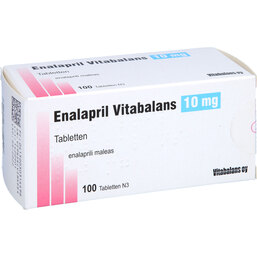 Abbildung: Enalapril Vitabalans 10 mg Tabletten 100 St, Tabletten PZN 03031449