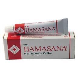 Abbildung: Hamasana Hamamelis Salbe 5 g, Salbe PZN 03034152