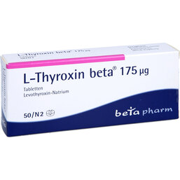 Abbildung: L-Thyroxin beta 175 µg Tabletten 50 St, Tabletten PZN 03040862