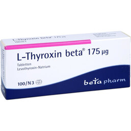 Abbildung: L-Thyroxin beta 175 µg Tabletten 100 St, Tabletten PZN 03040879