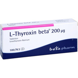 Abbildung: L-Thyroxin beta 200 µg Tabletten 100 St, Tabletten PZN 03040891
