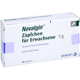 Abbildung: Novalgin Erwachsenensuppositorien 10 St, Erwachsenen-Suppositorien PZN 03059407