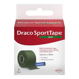 Abbildung: Dracotapeverband 10mx3,8cm grün 1 St, Verband PZN 03060505