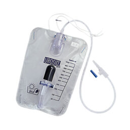 Abbildung: Urinbeutel 24h 1000ml Schl.90 1 St, Beutel PZN 03061255