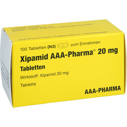 Abbildung: Xipamid 20 mg AAA Pharma Tabletten 100 St, Tabletten PZN 03062527