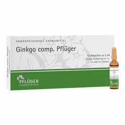 Abbildung: Ginkgo comp.Pflüger Ampullen 10 St, Ampullen PZN 03064472