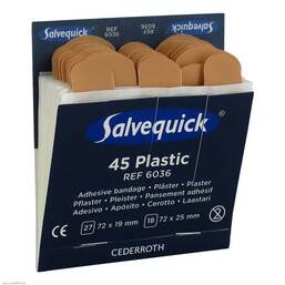 Abbildung: Salvequick Pflasterstrips wa Pflaster, 45 St PZN 03071383