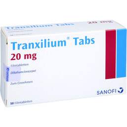 Abbildung: Tranxilium Tabs Filmtabletten 50 St, Filmtabletten PZN 03073488