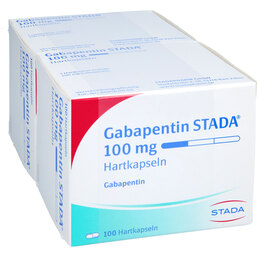 Abbildung: Gabapentin STADA 100 mg Hartkapseln 200 St, Hartkapseln PZN 03074714