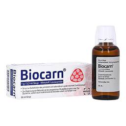 Abbildung: Biocarn Sirup Sirup, 50 ml PZN 03074803