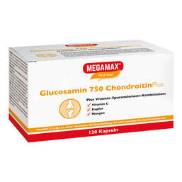 Abbildung: Glucosamin 750 Chondroitin Plus Megamax Kapseln Kapseln, 120 St PZN 03079835