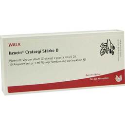 Abbildung: Iscucin Crataegi Stärke D Ampullen 10X1 ml, Ampullen PZN 03083305